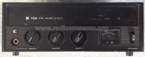 PA Amplifier TA-301; Toa Electric Co., (ID = 2890033) Ampl/Mixer