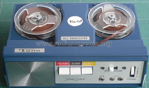 Vintage Portable Toho Reel To Reel Tape Recorder/Player Complete