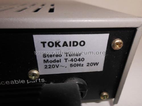 FM-AM-Stereo-Tuner T4040; Tokaido Marke, R. (ID = 1555770) Radio