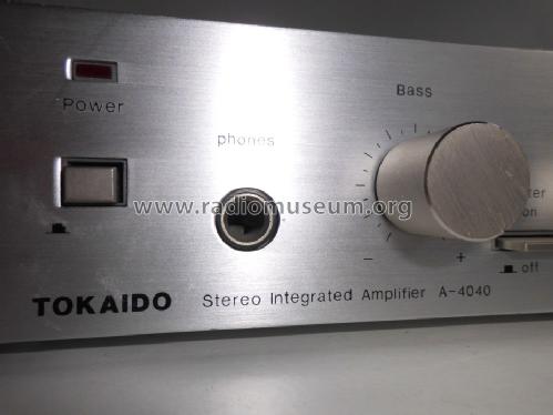 Stereo Integrated Amplifier A4040; Tokaido Marke, R. (ID = 1552800) Ampl/Mixer