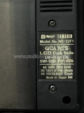 Tamarin NR-72F1 ; Tokyo brand (ID = 2420263) Radio