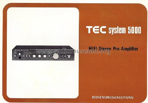 Pre-Amplifier System 5000; TEC Dieter Beer; (ID = 1633825) Ampl/Mixer