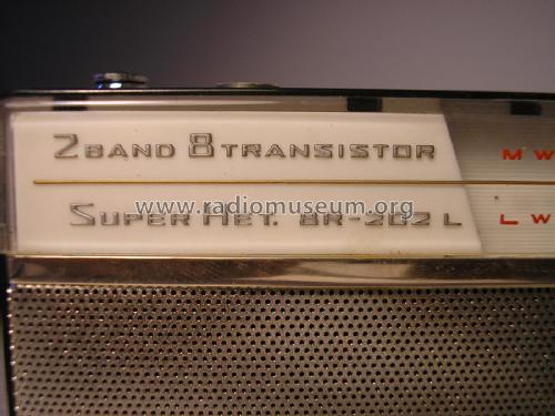 2Band 8Transistor SuperHet. 8R-202L; Skandia Electronics (ID = 1966847) Radio