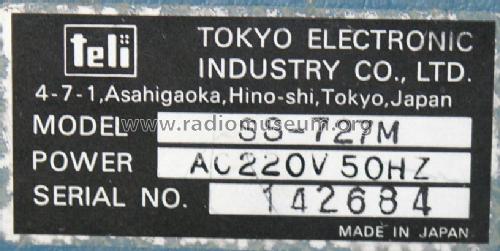 Teli Hamvision SS-727M; Tokyo Electronic (ID = 425823) Amateur-D