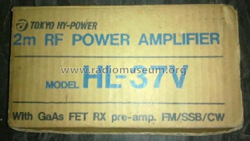 2m Power Amplifier HL-37V; Tokyo Hy-Power Co., (ID = 1385987) Ampl. HF