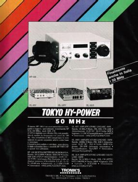 Single Band Transceiver HT-106; Tokyo Hy-Power Co., (ID = 3104142) Amat TRX