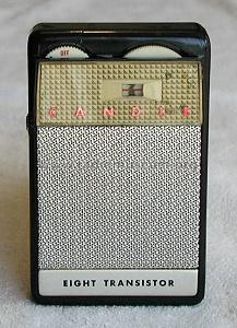 Candle Eight Transistor 8 PTR-85C Radio Tokyo Transistor | Radiomuseum