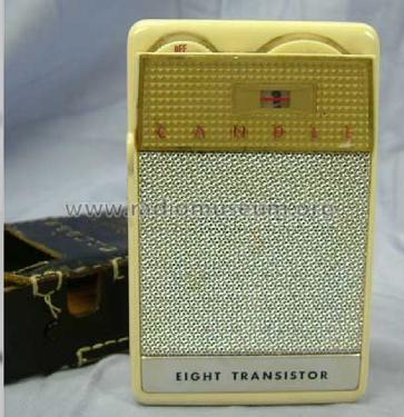 Candle Eight Transistor 8 PTR-85C; Tokyo Transistor (ID = 1233575) Radio