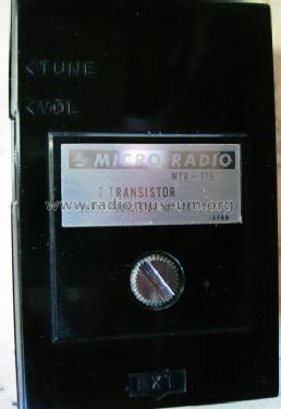 Candle Micro Radio MTR-716; Tokyo Transistor (ID = 645849) Radio