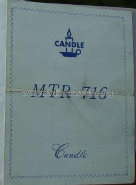 Candle Micro Radio MTR-716; Tokyo Transistor (ID = 645857) Radio