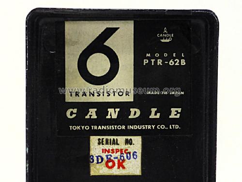 Candle PTR-62 B; Tokyo Transistor (ID = 2625771) Radio