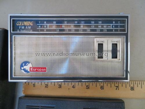 Europan Columbine FM AM 10 Transistor VML-1025; Tokyo Transistor (ID = 2726159) Radio