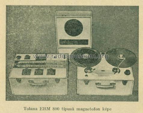 Magnetophon ERM 800; Tolana; Paris (ID = 642549) Ton-Bild