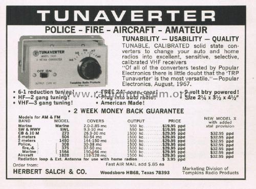 Tunaverter 1450; Tompkins Radio (ID = 3035169) Converter