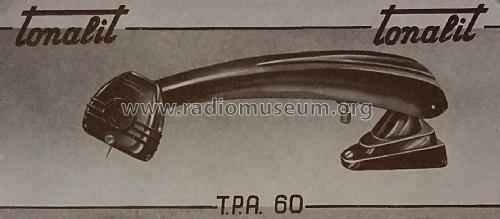 Pick-Up Arm TPA60; Tonalit Gramophon Rt (ID = 2240316) Mikrofon/TA