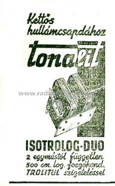 Rotate Kondenzator Isotrolog-Duo 500cm; Tonalit Gramophon Rt (ID = 2213160) Radio part