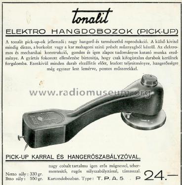 TPA5; Tonalit Gramophon Rt (ID = 2403162) Mikrofon/TA