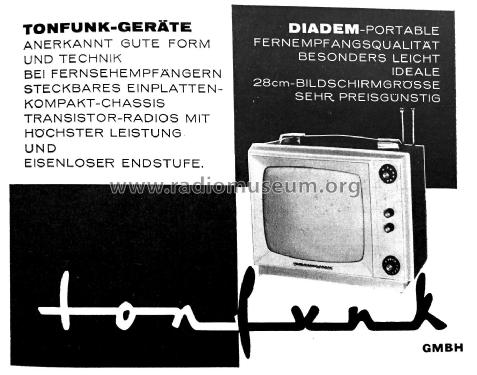 Diadem ; Tonfunk GmbH; (ID = 2149508) Fernseh-E