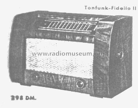 Fidelio II; Tonfunk GmbH; (ID = 70865) Radio