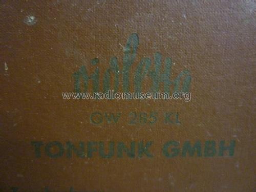 GW285KL; Tonfunk GmbH; (ID = 1507304) Radio