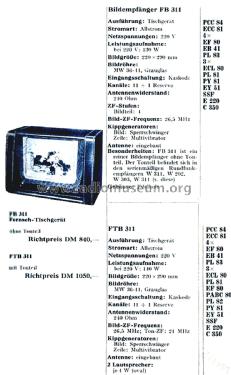 Violetta FB311; Tonfunk GmbH; (ID = 2817842) Television