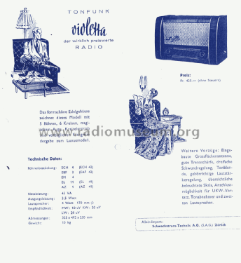 Violetta P ; Tonfunk GmbH; (ID = 2537966) Radio