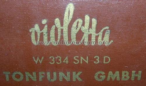 Violetta W334/SN-3D; Tonfunk GmbH; (ID = 594001) Radio