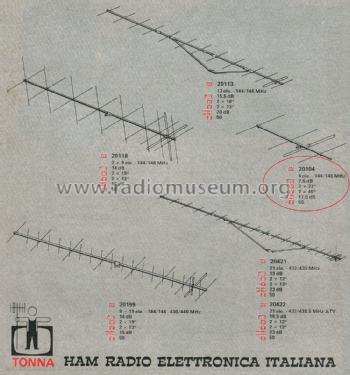 Antenna 20104; Tonna Antennes; (ID = 2767165) Antenna