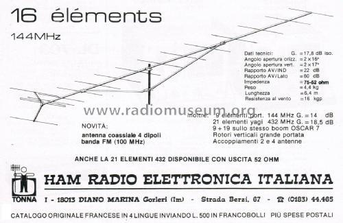 Antenna 20116; Tonna Antennes; (ID = 2814335) Antenna