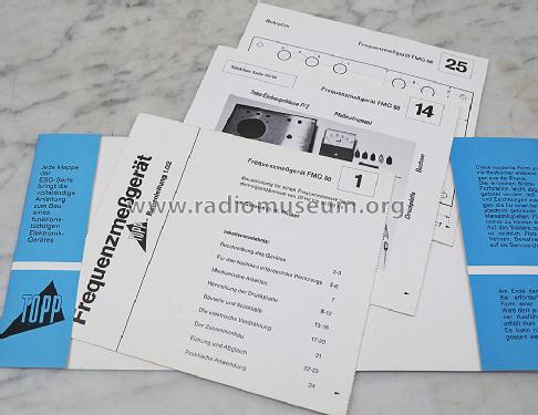 Frequenzmeßgerät FMG 60 Baubuch ESG-Serie 1.02; TOPP, Frech Verlag; (ID = 1715968) Kit