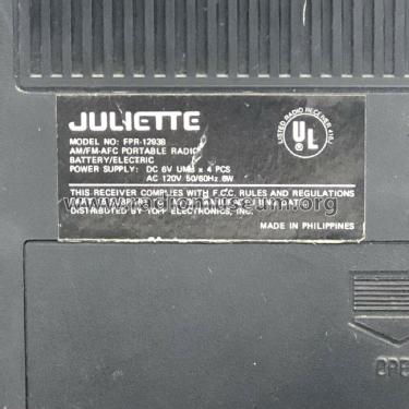 Juliette Battery/Electric 1293B; Topp Import & Export (ID = 2582364) Radio