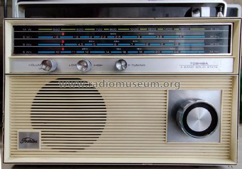 4 Band Solid State Radio RL-580RF; Toshiba Corporation; (ID = 2779529) Radio