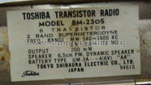 8M230S; Toshiba Corporation; (ID = 368091) Radio