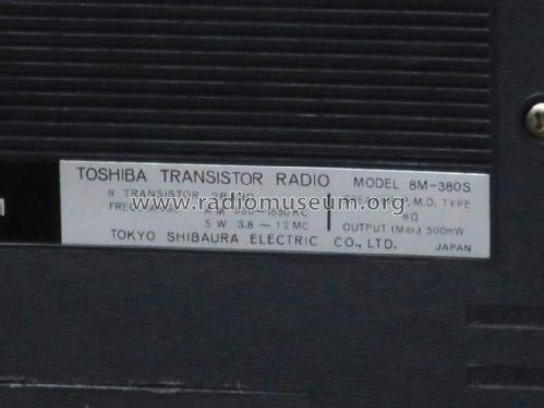 8M-380S; Toshiba Corporation; (ID = 3045457) Radio