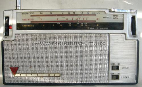 3 Band 9 Transistor 9TL-489R; Toshiba Corporation; (ID = 1354460) Radio