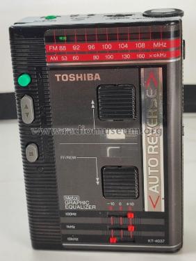 AM/FM Stereo Cassette Player KT-4037; Toshiba Corporation; (ID = 2978413) Radio