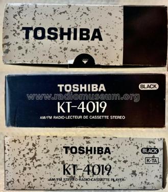 AM/FM Stereo Radio Cassette Player KT-4019; Toshiba Corporation; (ID = 2978810) Radio
