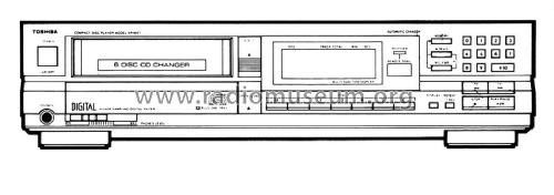 Compact Disc Digital Audio Changer XR-9057; Toshiba Corporation; (ID = 2084025) R-Player