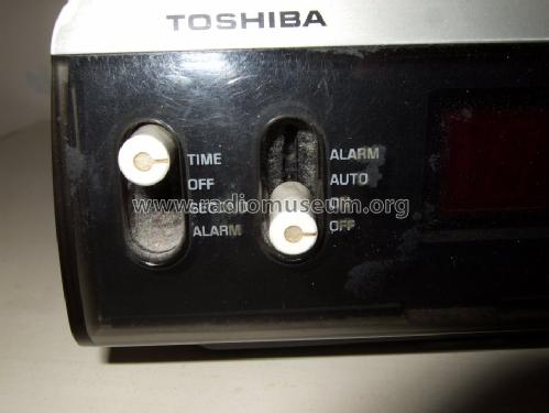 Electronic Clock Radio CR-1000L; Toshiba Corporation; (ID = 1390826) Radio