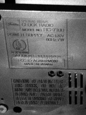 FM/AM 2Band Clock Radio RC-7100; Toshiba Corporation; (ID = 1640955) Radio