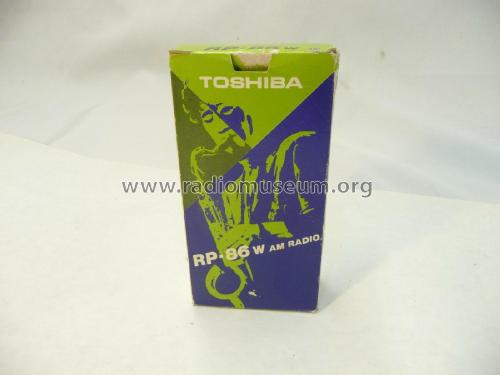 Amplitude Modulation Receiver RP-86; Toshiba Corporation; (ID = 2352106) Radio