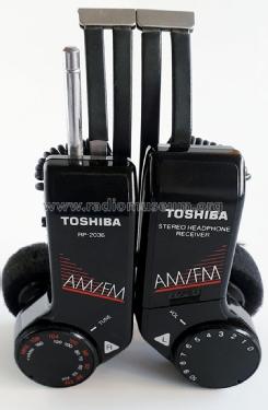 Stereo Headphone Receiver RP-2036 Radio Toshiba Corporation 
