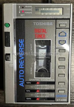 Stereo Radio Cassette Player KT-4066; Toshiba Corporation; (ID = 2977758) Radio