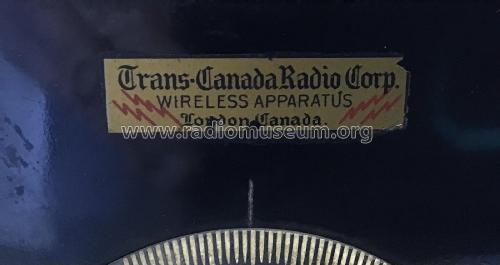 3-Tube Receiver ; Trans-Canada Radio (ID = 2749069) Radio