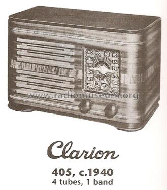 Clarion 405 ; Clarion, Transformer (ID = 1759533) Radio