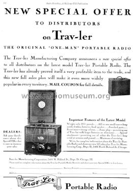One Man Portable Radio ; Trav-Ler Karenola (ID = 1422868) Radio