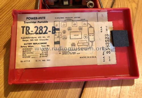 Power-Mite Super Six Transistor TR-282-B; Trav-Ler Karenola (ID = 2779263) Radio