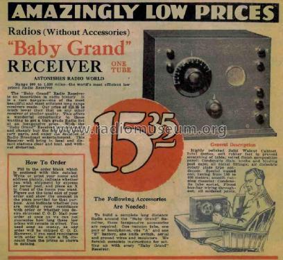 Baby Grand ; Trego Radio Manuf. (ID = 2517013) Radio