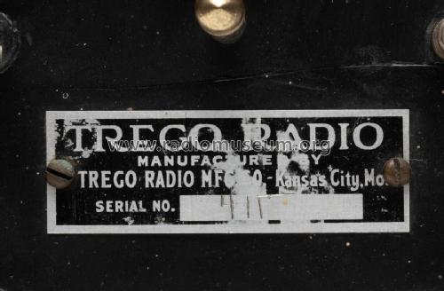 Trego Crystal Set ; Trego Radio Manuf. (ID = 3085022) Crystal