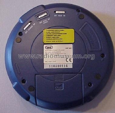 Portable CD/MP3 Player CMP 480; Trevi S.p.A.; Rimini (ID = 2843749) Reg-Riprod